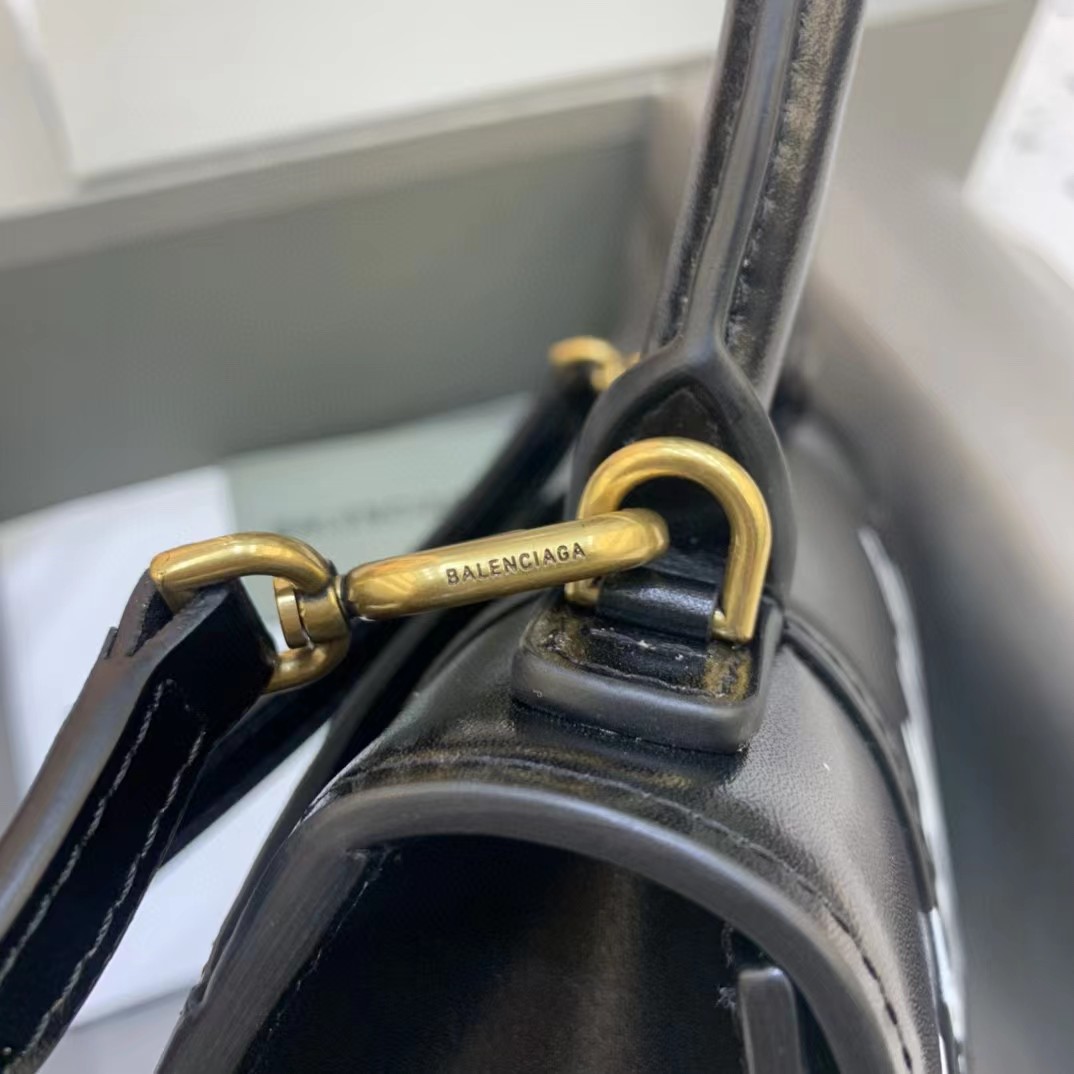 Balenciaga Logo Print Leather Handbag(19-11-8 cm) - PerfectKickZ