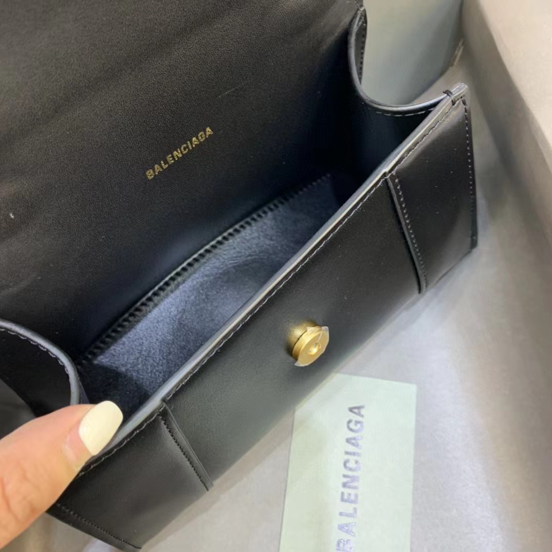 Balenciaga Logo Print Leather Handbag(19-11-8 cm) - PerfectKickZ