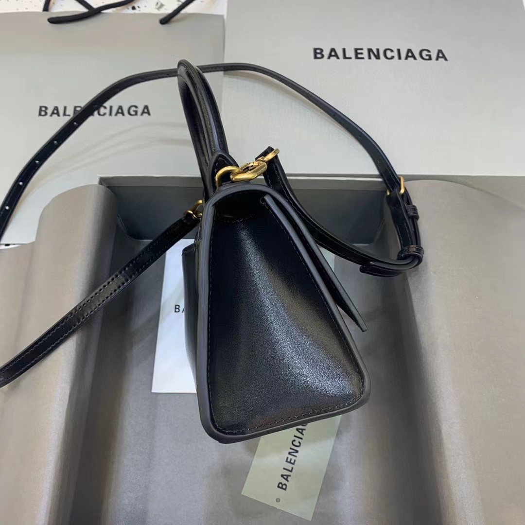 Balenciaga Logo Print Leather Handbag(19-11-8 cm) - PerfectKickZ