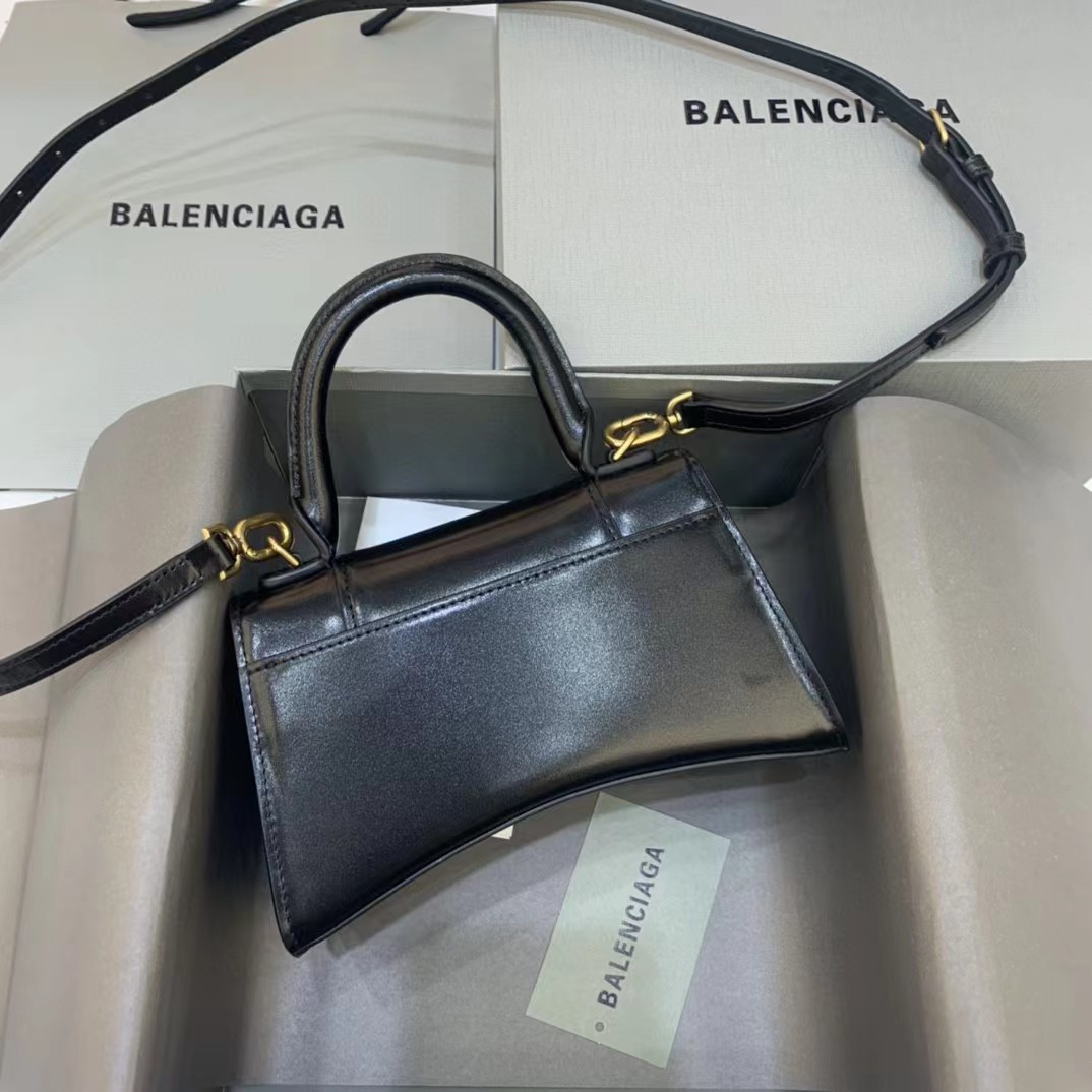 Balenciaga Logo Print Leather Handbag(19-11-8 cm) - PerfectKickZ