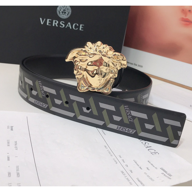 Versace La Greca Print 40 MM Belt  - PerfectKickZ