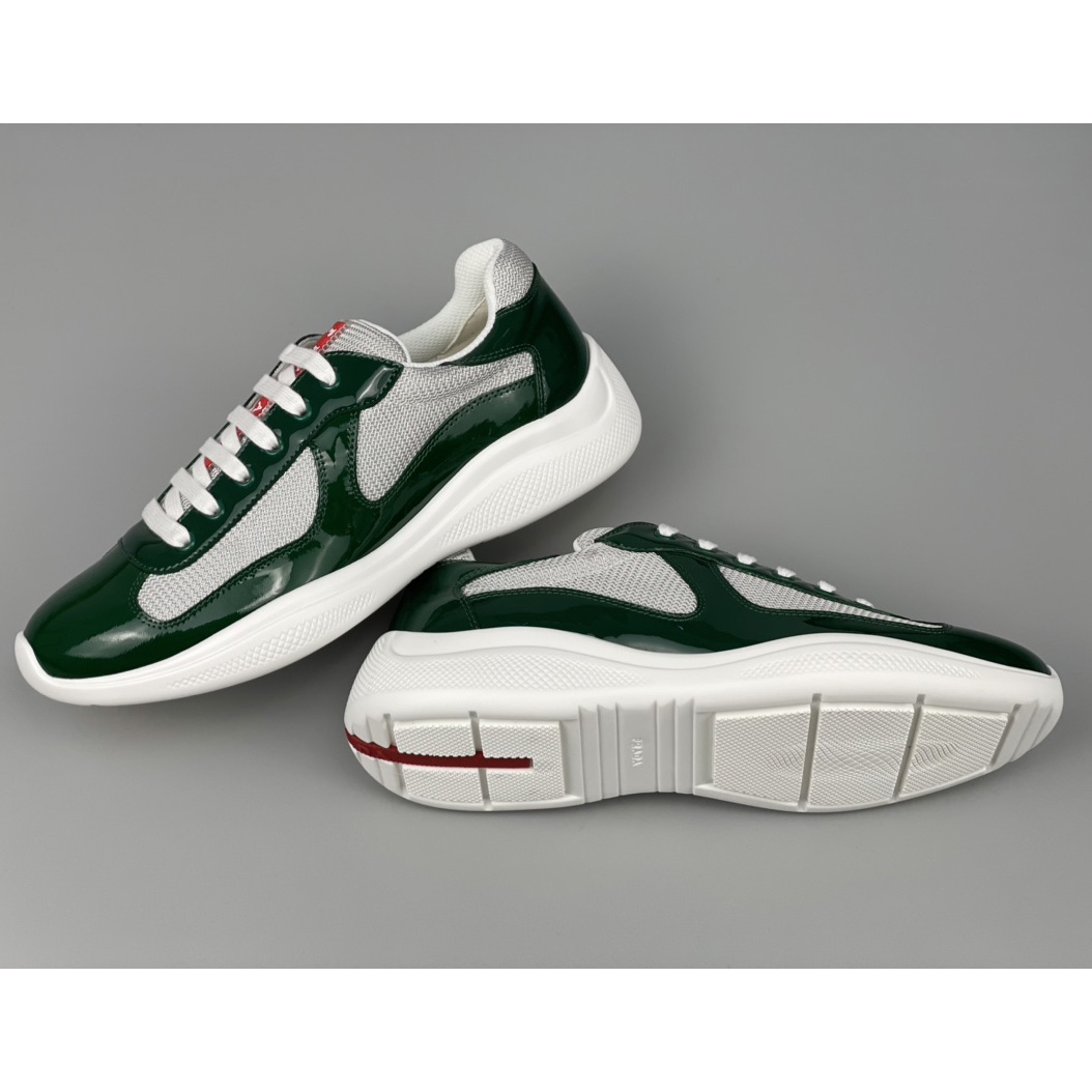 Prada Male America's Cup Sneaker In Green(Upon UK size) - PerfectKickZ