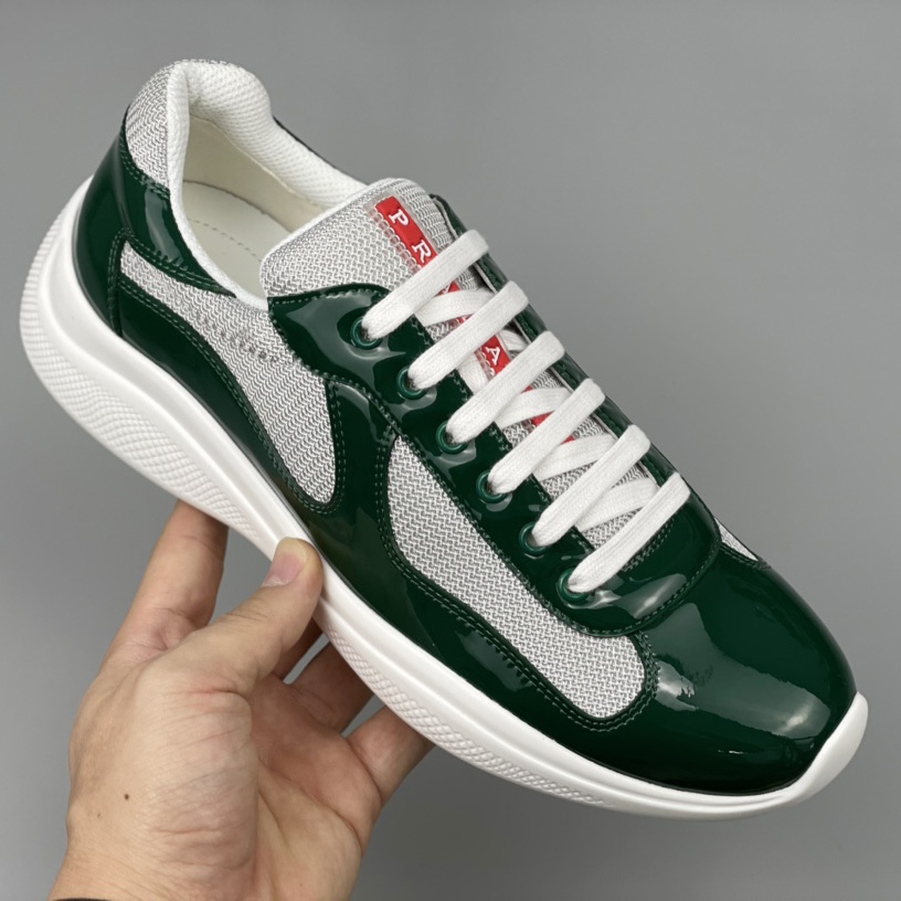 Prada Male America's Cup Sneaker In Green(Upon UK size) - PerfectKickZ