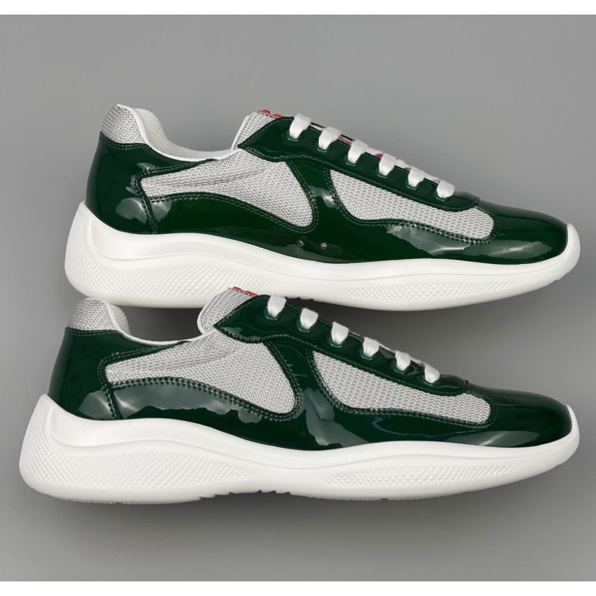 Prada Male America's Cup Sneaker In Green(Upon UK size) - PerfectKickZ