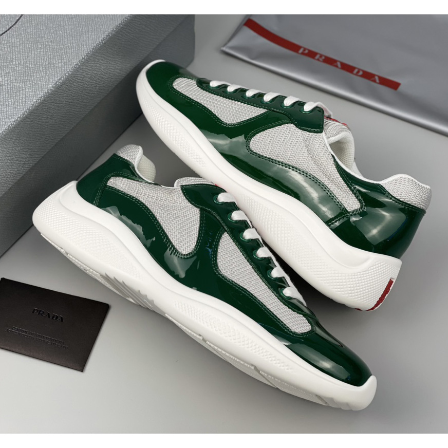 Prada Male America's Cup Sneaker In Green(Upon UK size) - PerfectKickZ