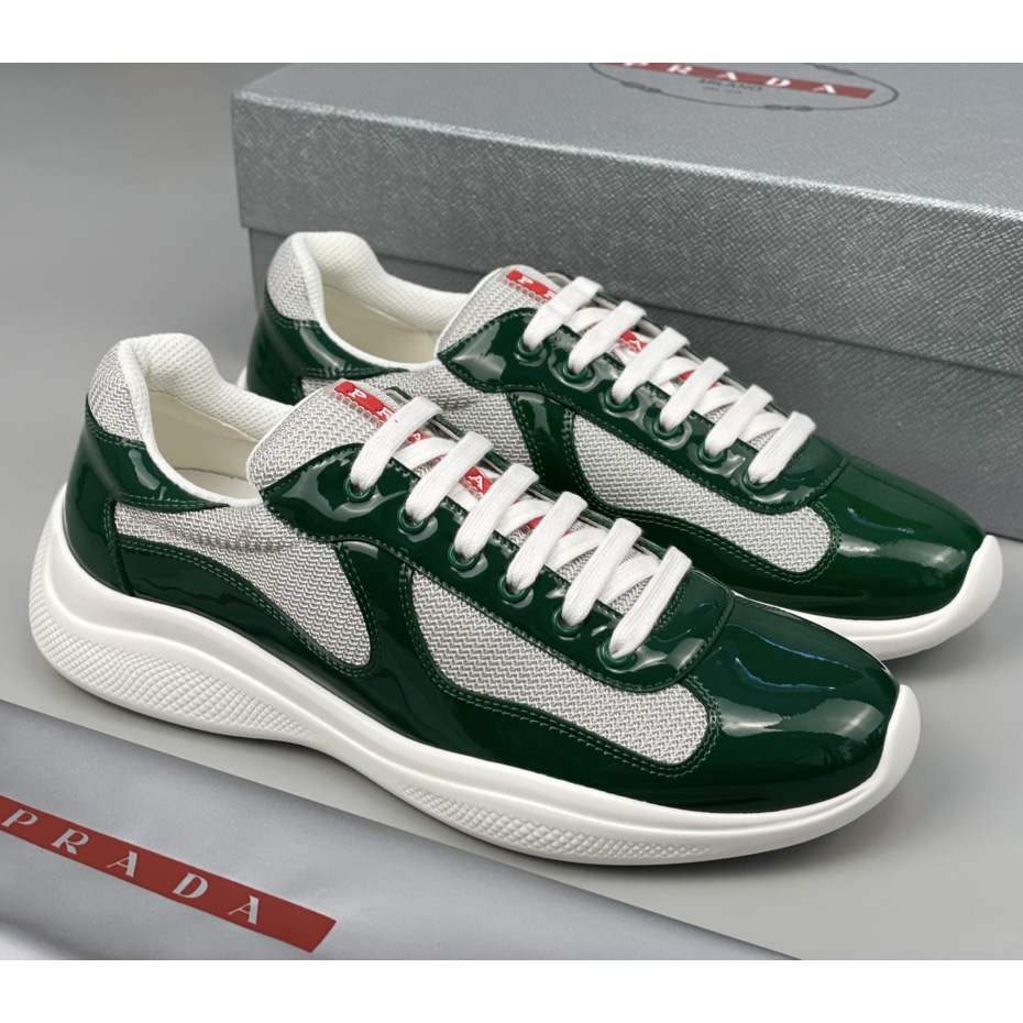 Prada Male America's Cup Sneaker In Green(Upon UK size) - PerfectKickZ