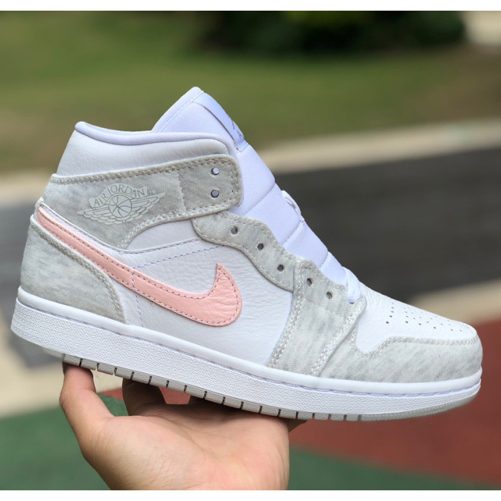 Air Jordan 1 Mid SE AJ1 'Light Iron Ore' Middle Top Sneaker  DN4045-001 - PerfectKickZ