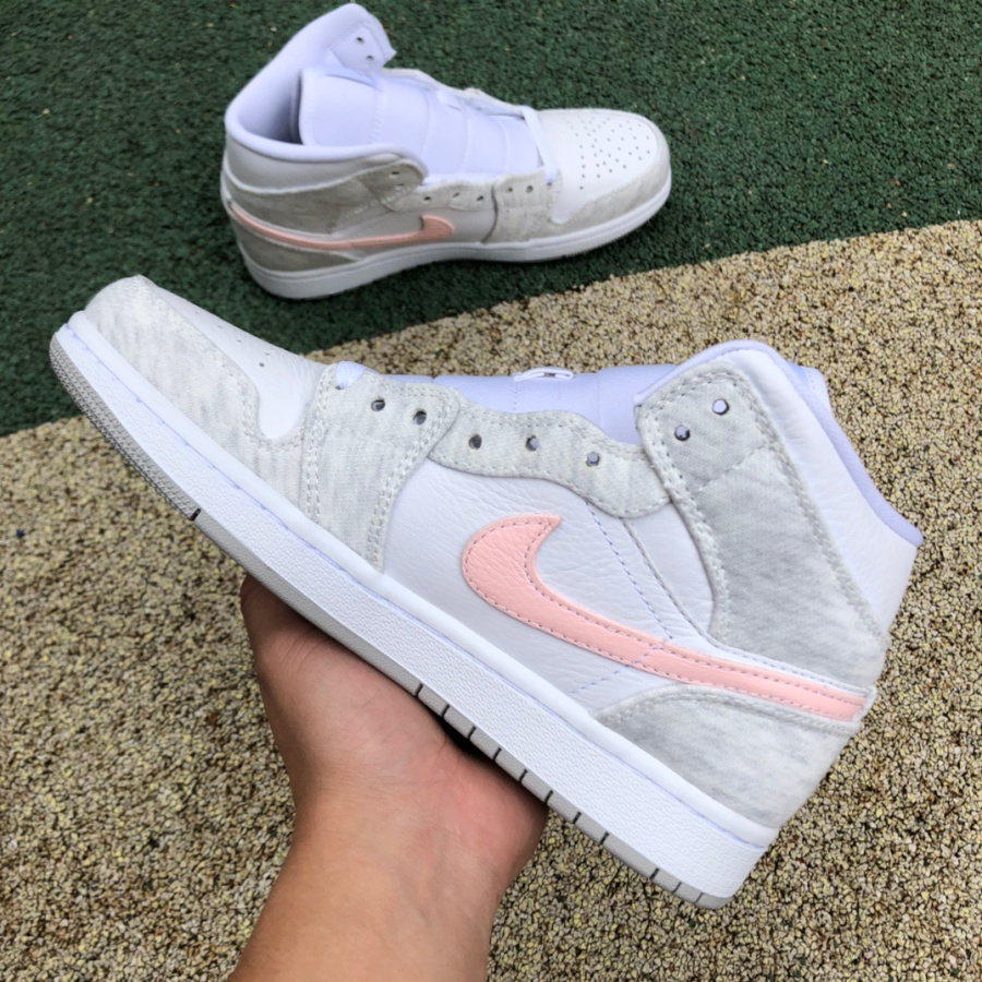 Air Jordan 1 Mid SE AJ1 'Light Iron Ore' Middle Top Sneaker  DN4045-001 - PerfectKickZ