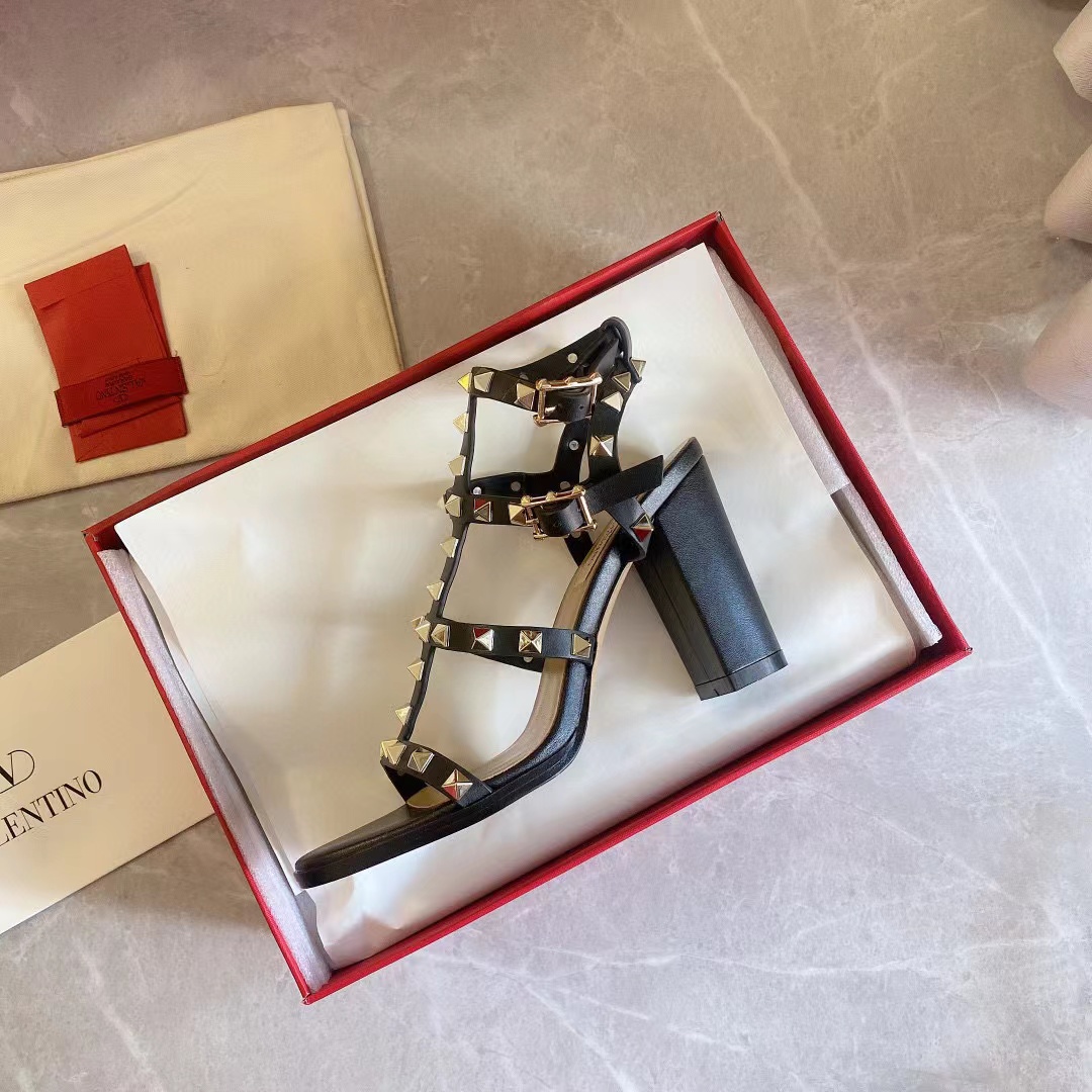 Valenti Rockstud Women's Heeled Sandals - PerfectKickZ