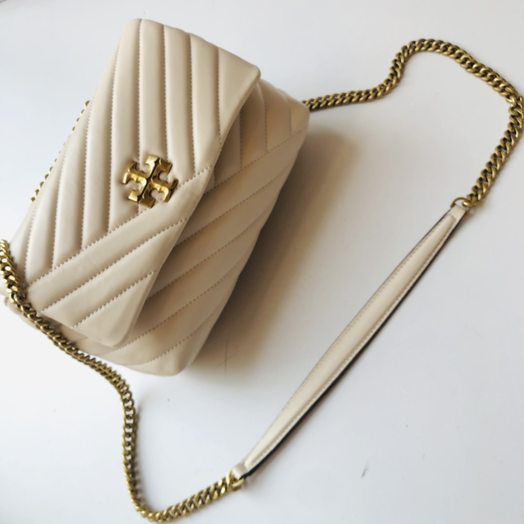ToryBurch Kira Chevron Convertible Shoulder Bag(22.5-15-8cm)  TB316S90452 - PerfectKickZ