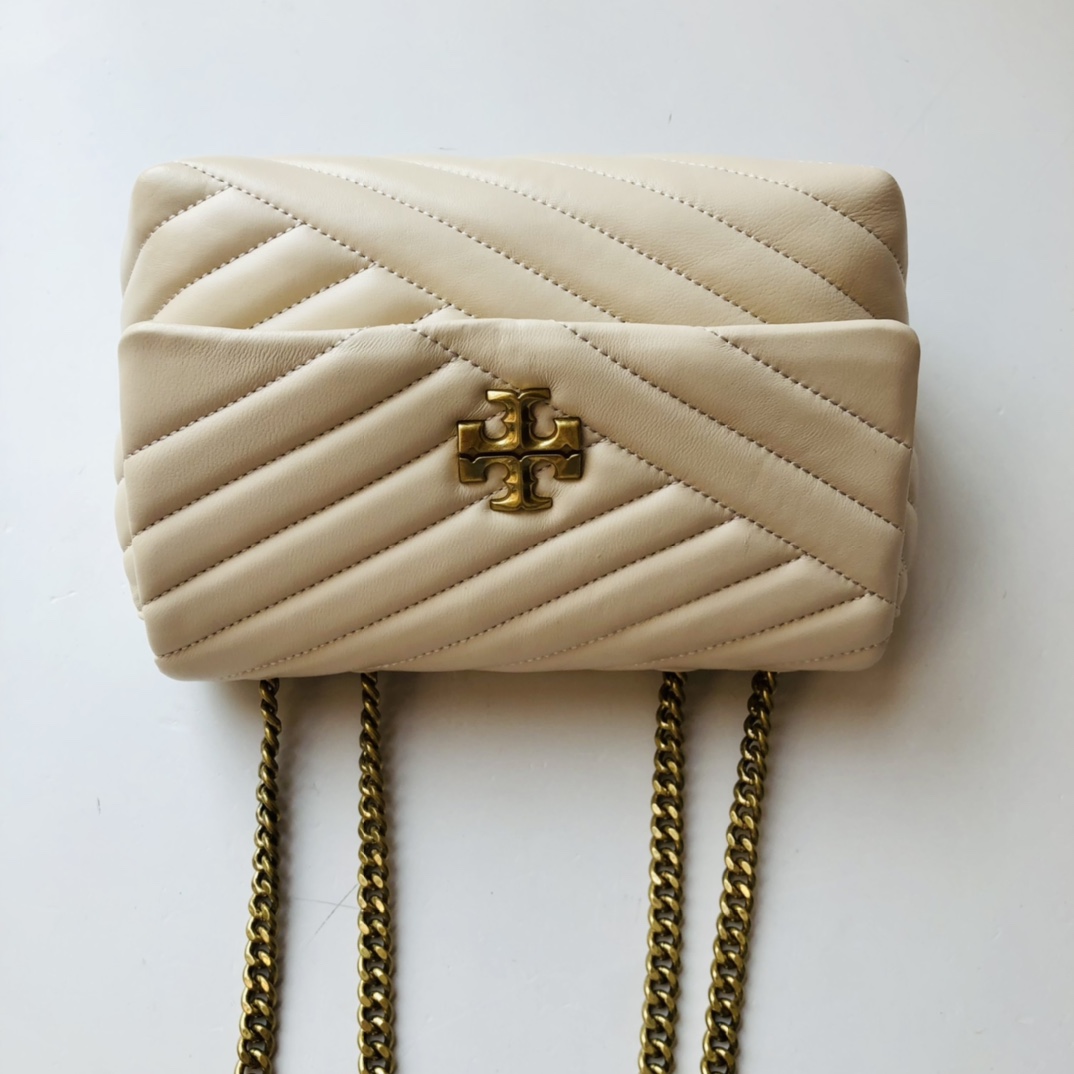 ToryBurch Kira Chevron Convertible Shoulder Bag(22.5-15-8cm)  TB316S90452 - PerfectKickZ