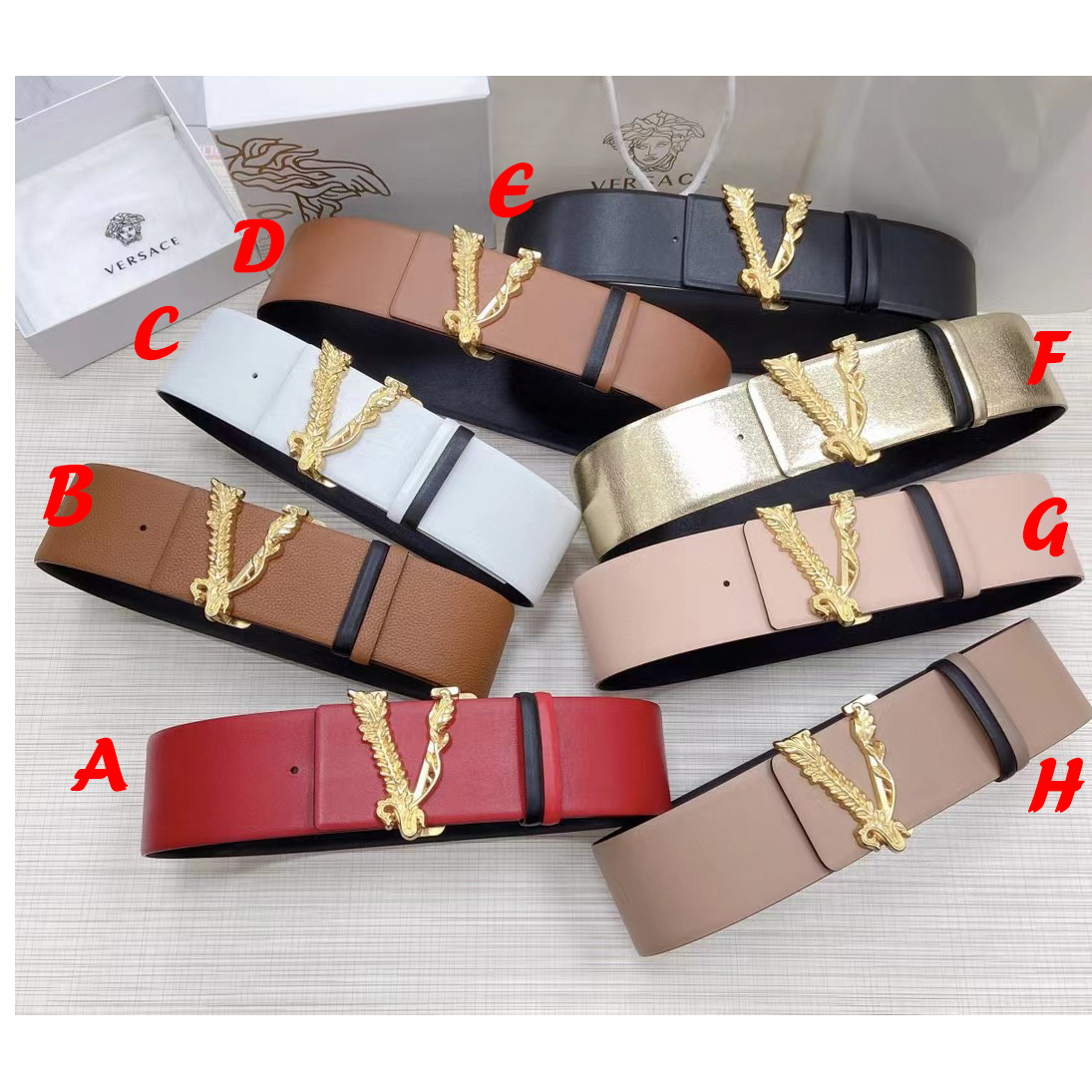 Versace Virtus Waist Belt  70mm - PerfectKickZ