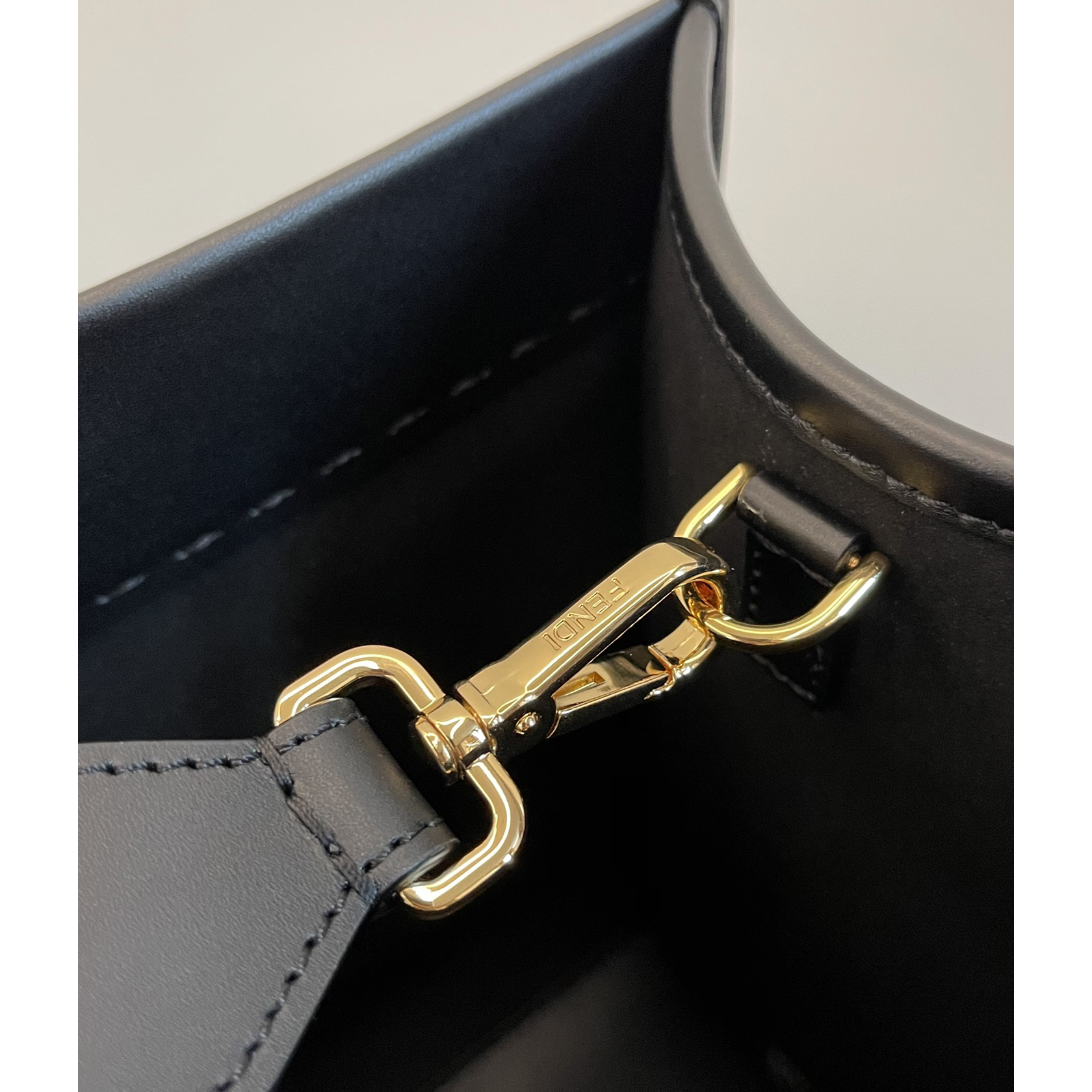 Versace x Fendi Sunshine Medium Fendace Printed White Leather Shopper(35-31-17cm) - PerfectKickZ