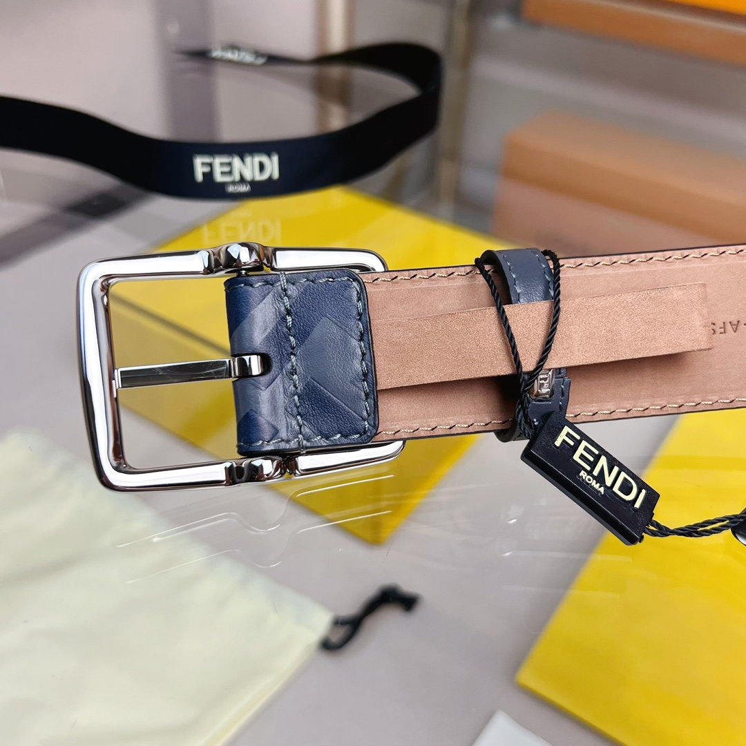 Fendi Leather Belt  - PerfectKickZ