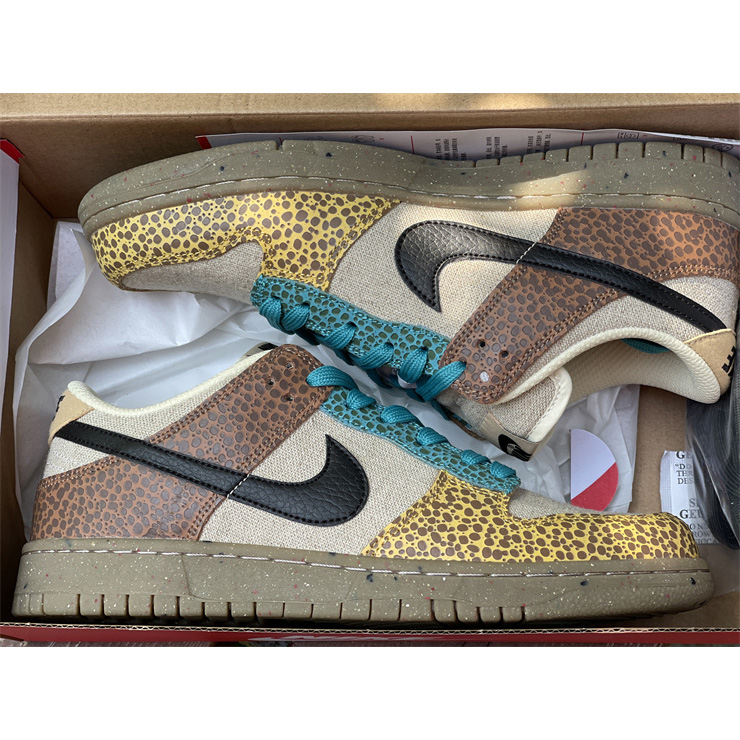 Nike Dunk Low ''Safari'' Sneaker    DX2654-200  - PerfectKickZ