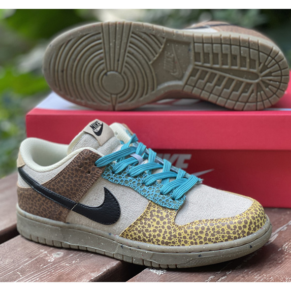Nike Dunk Low ''Safari'' Sneaker    DX2654-200  - PerfectKickZ