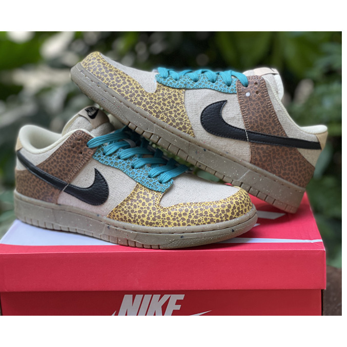 Nike Dunk Low ''Safari'' Sneaker    DX2654-200  - PerfectKickZ