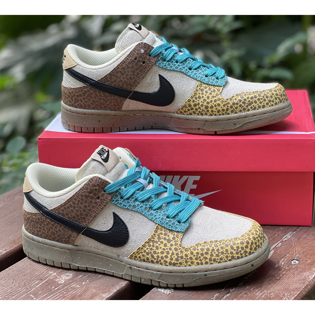 Nike Dunk Low ''Safari'' Sneaker    DX2654-200  - PerfectKickZ
