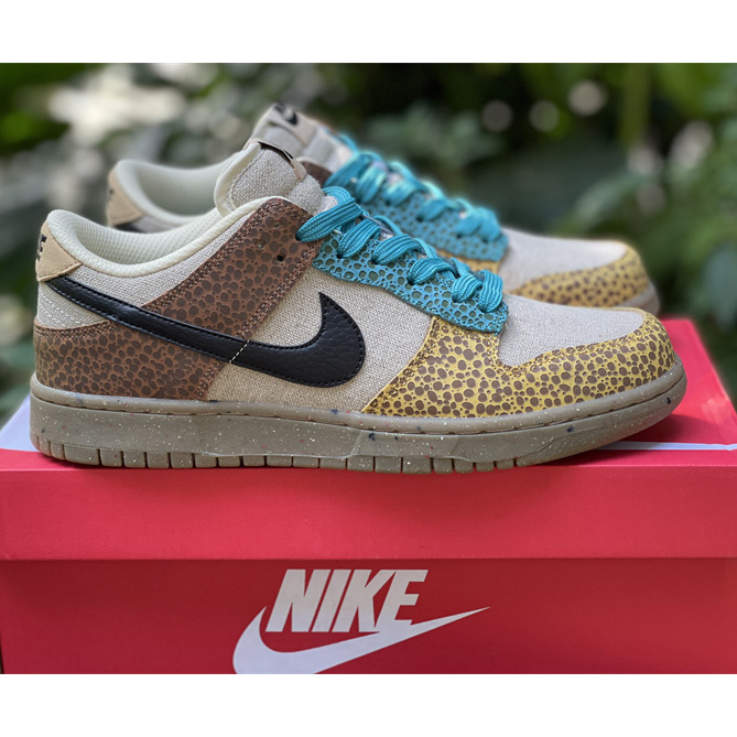 Nike Dunk Low ''Safari'' Sneaker    DX2654-200  - PerfectKickZ