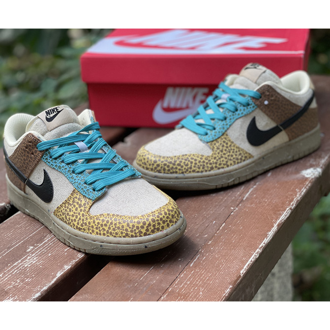 Nike Dunk Low ''Safari'' Sneaker    DX2654-200  - PerfectKickZ
