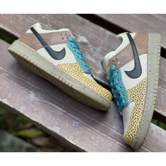 Nike Dunk Low ''Safari'' Sneaker    DX2654-200  - PerfectKickZ