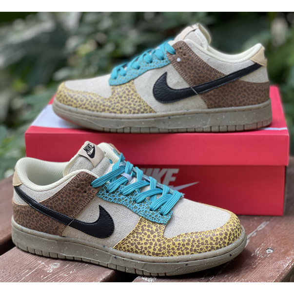 Nike Dunk Low ''Safari'' Sneaker    DX2654-200  - PerfectKickZ