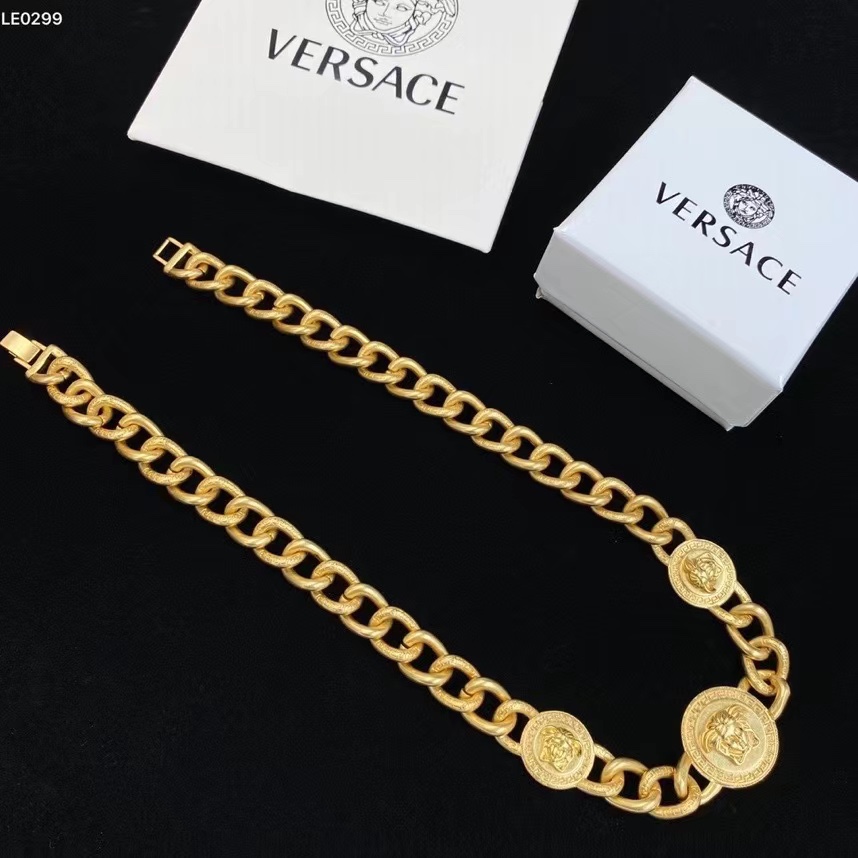 Versace Medusa Necklace - PerfectKickZ