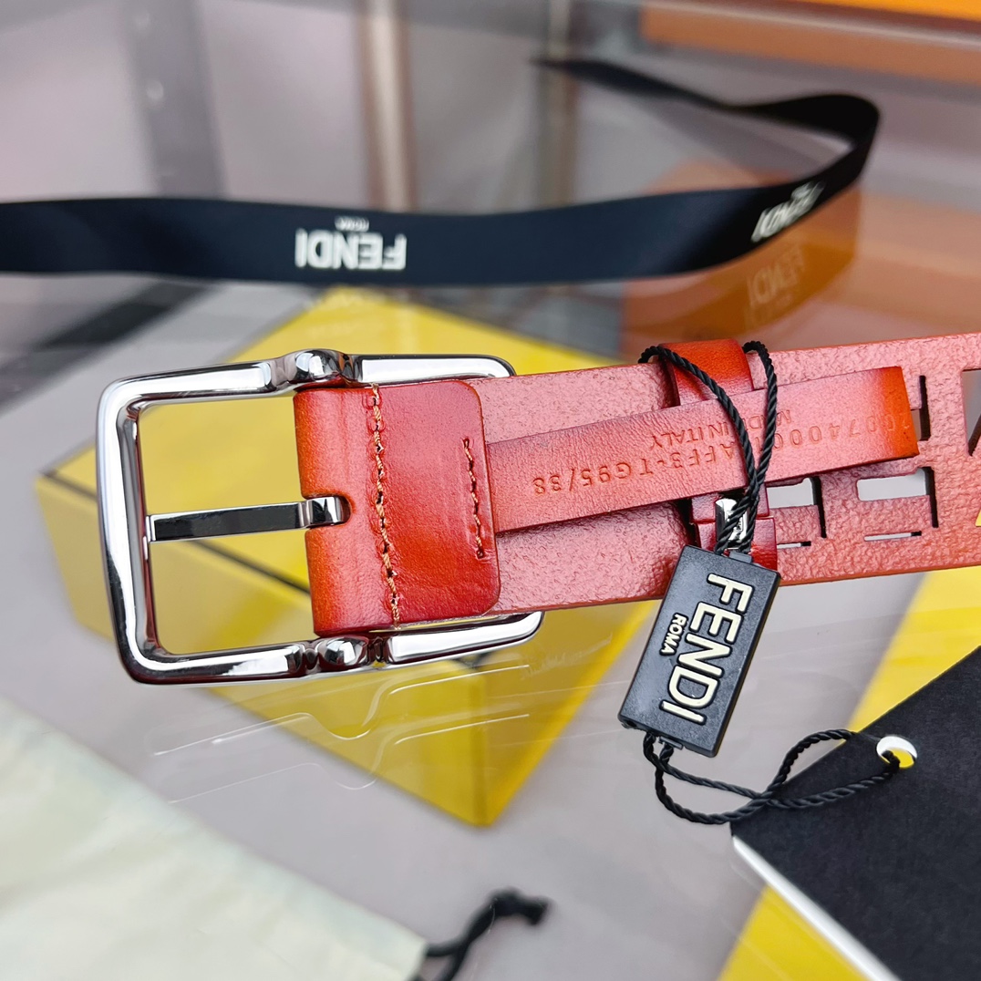 Fendi Leather Belt  - PerfectKickZ