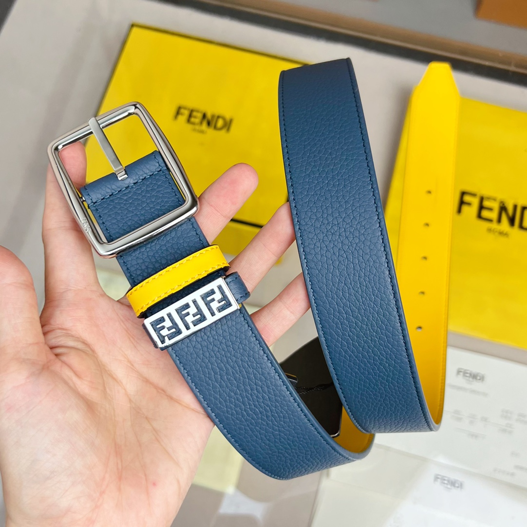 Fendi Leather Belt  - PerfectKickZ