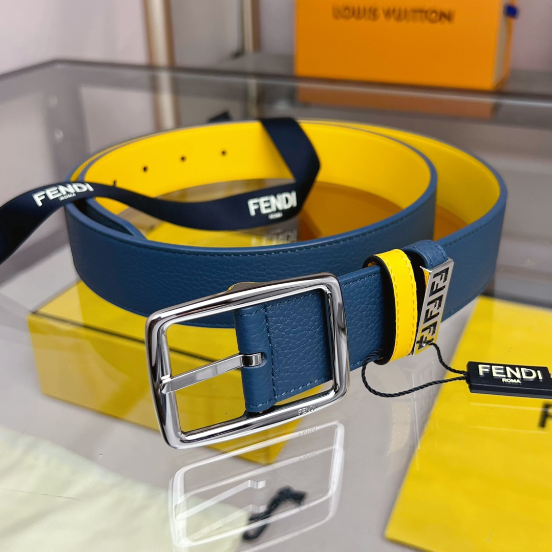 Fendi Leather Belt  - PerfectKickZ