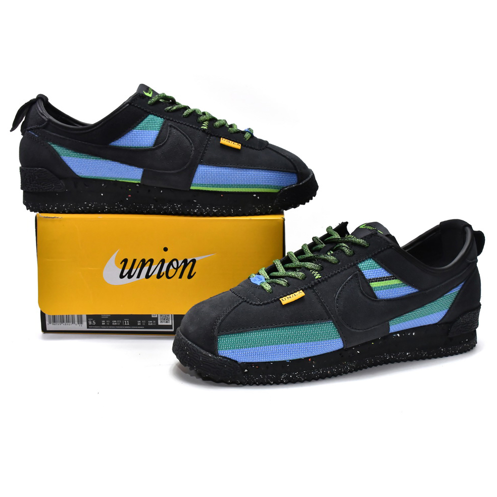 Union LA x Nike Cortez Off-Noir Sneaker   DR1413-001 - PerfectKickZ