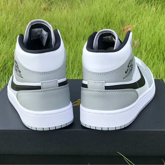 Air Jordan 1 Mid “Light Smoke Grey” Sneaker - PerfectKickZ