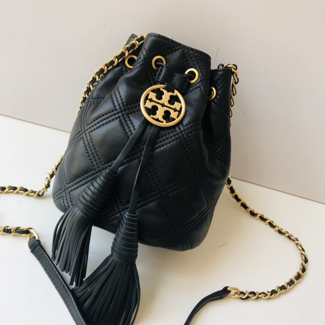 ToryBurch Fleming Bucket  Bag(18-15-12cm) TB310 - PerfectKickZ
