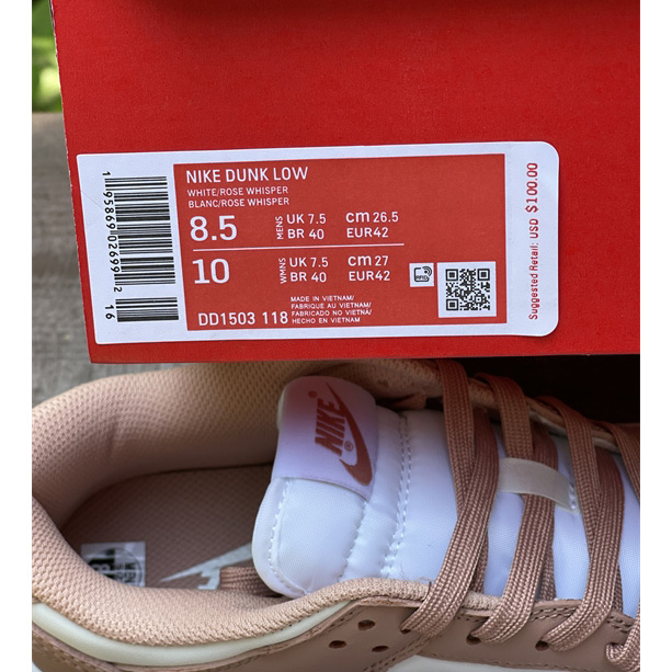 Nike Dunk Low ''Rose Whisper'' Sneaker    DD1503 118 - 