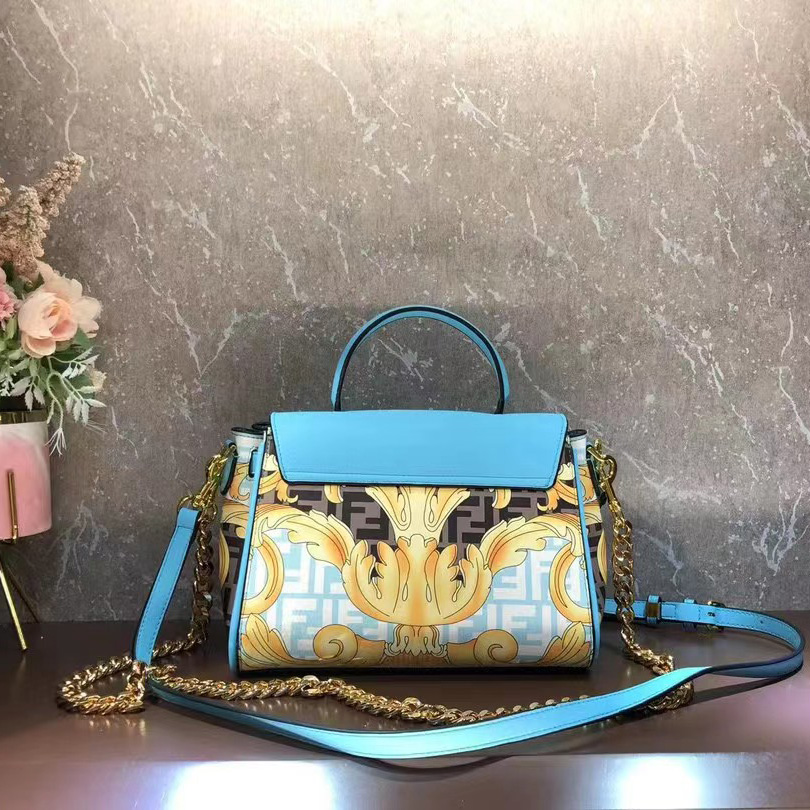 Versace Fendace La Medusa Medium Handbag(25-22-15cm) - PerfectKickZ