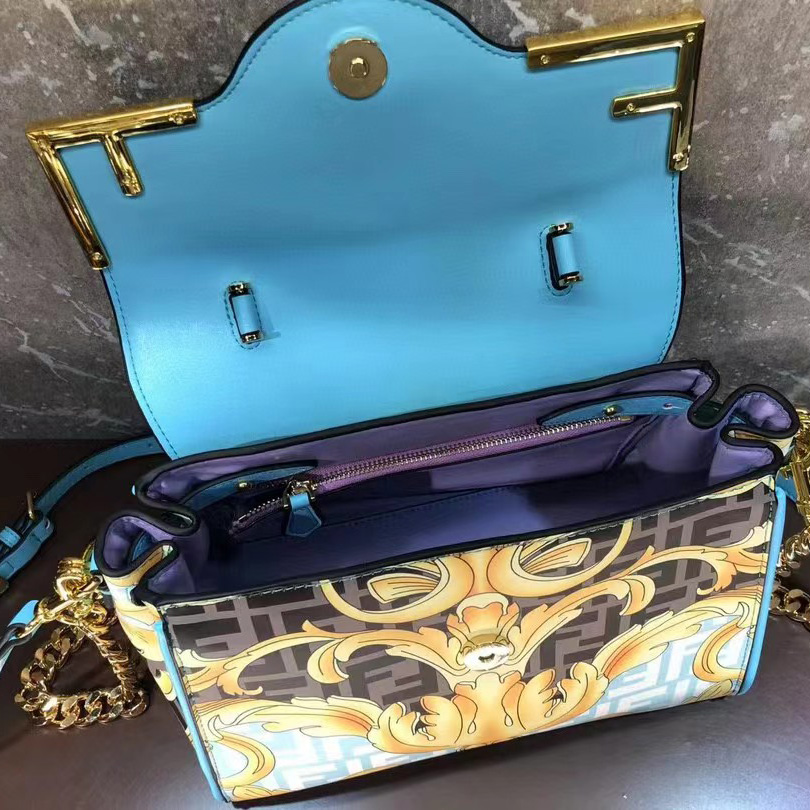 Versace Fendace La Medusa Medium Handbag(25-22-15cm) - PerfectKickZ