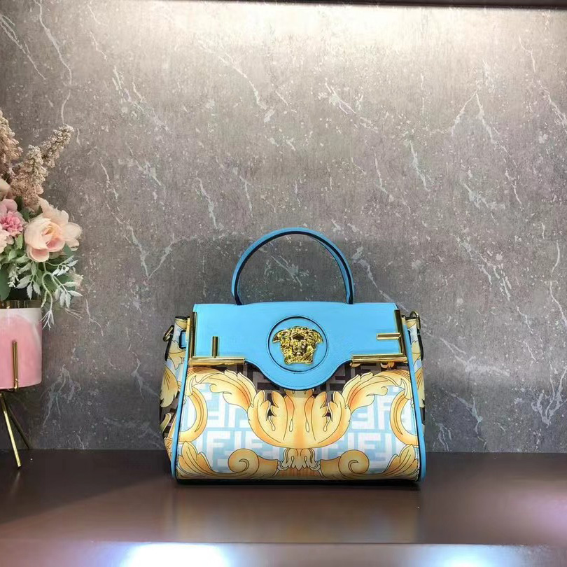 Versace Fendace La Medusa Medium Handbag(25-22-15cm) - PerfectKickZ