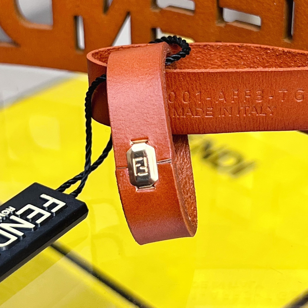 Fendi Leather Belt  - PerfectKickZ