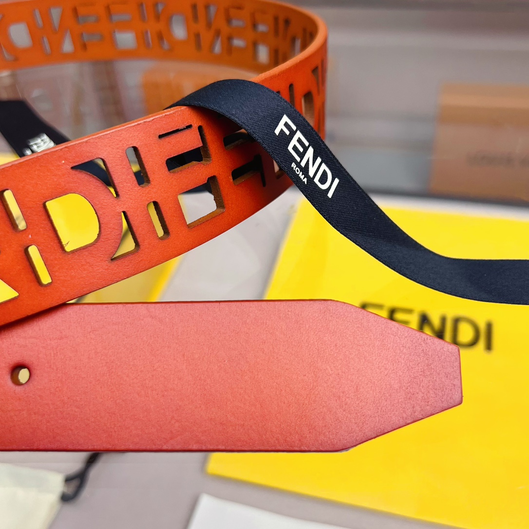 Fendi Leather Belt  - PerfectKickZ