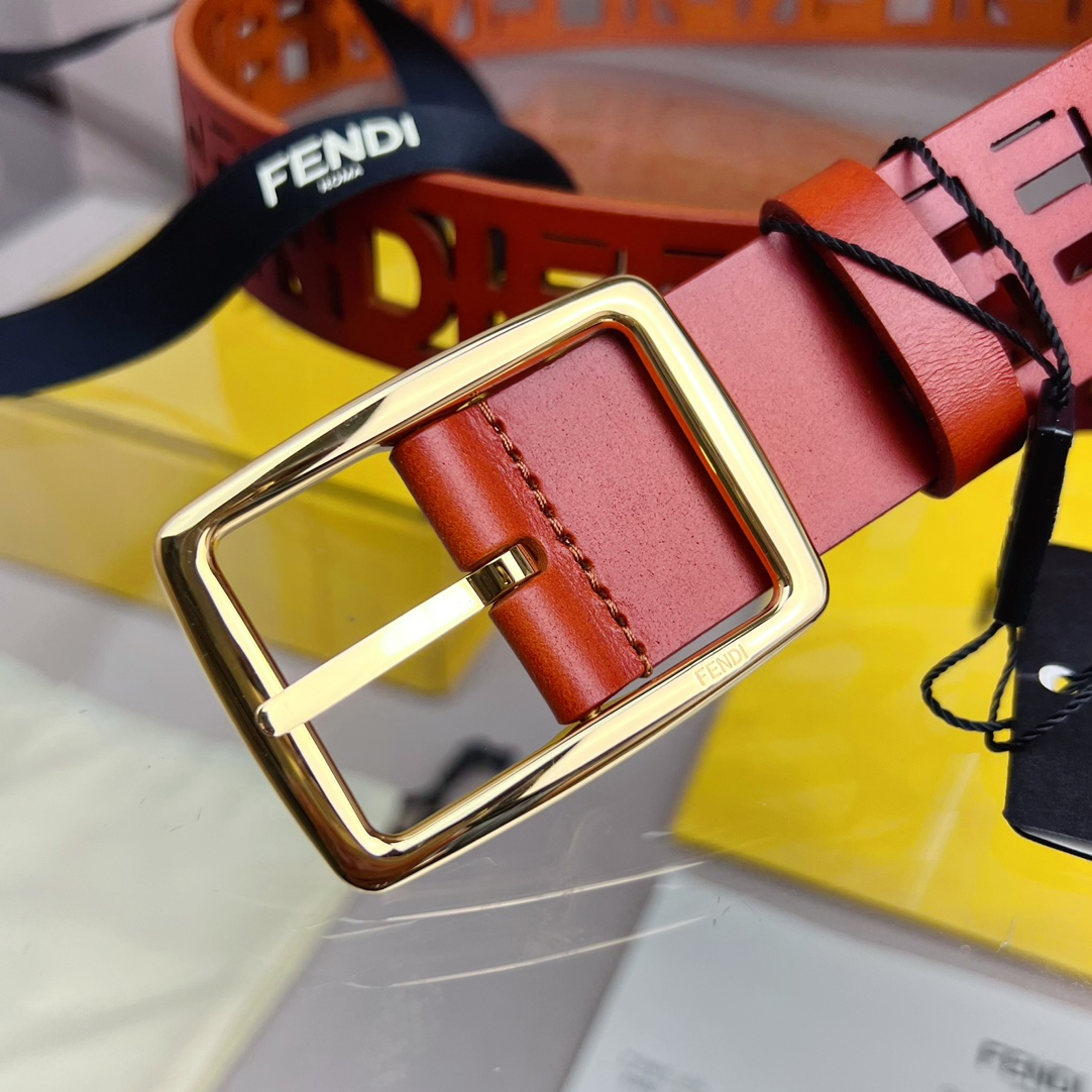 Fendi Leather Belt  - PerfectKickZ