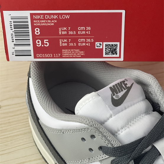 NikeDunk Low “Light Smoke Grey” SB  Sneaker    DD1503-117 - PerfectKickZ