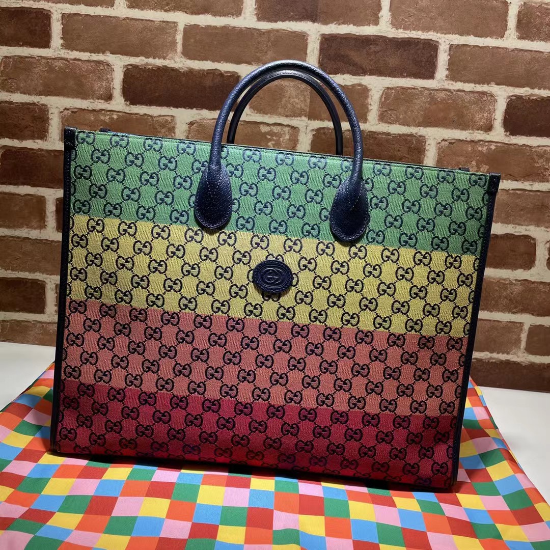 Gucci GG Medium Tote(43-43-18cm) - PerfectKickZ
