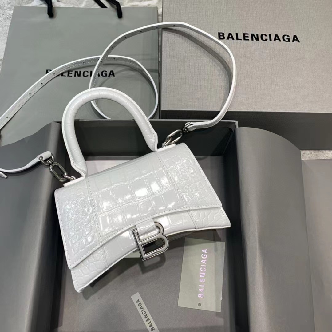 Balenciaga Hourglass Top Handle Bag (19-21-8CM) - PerfectKickZ