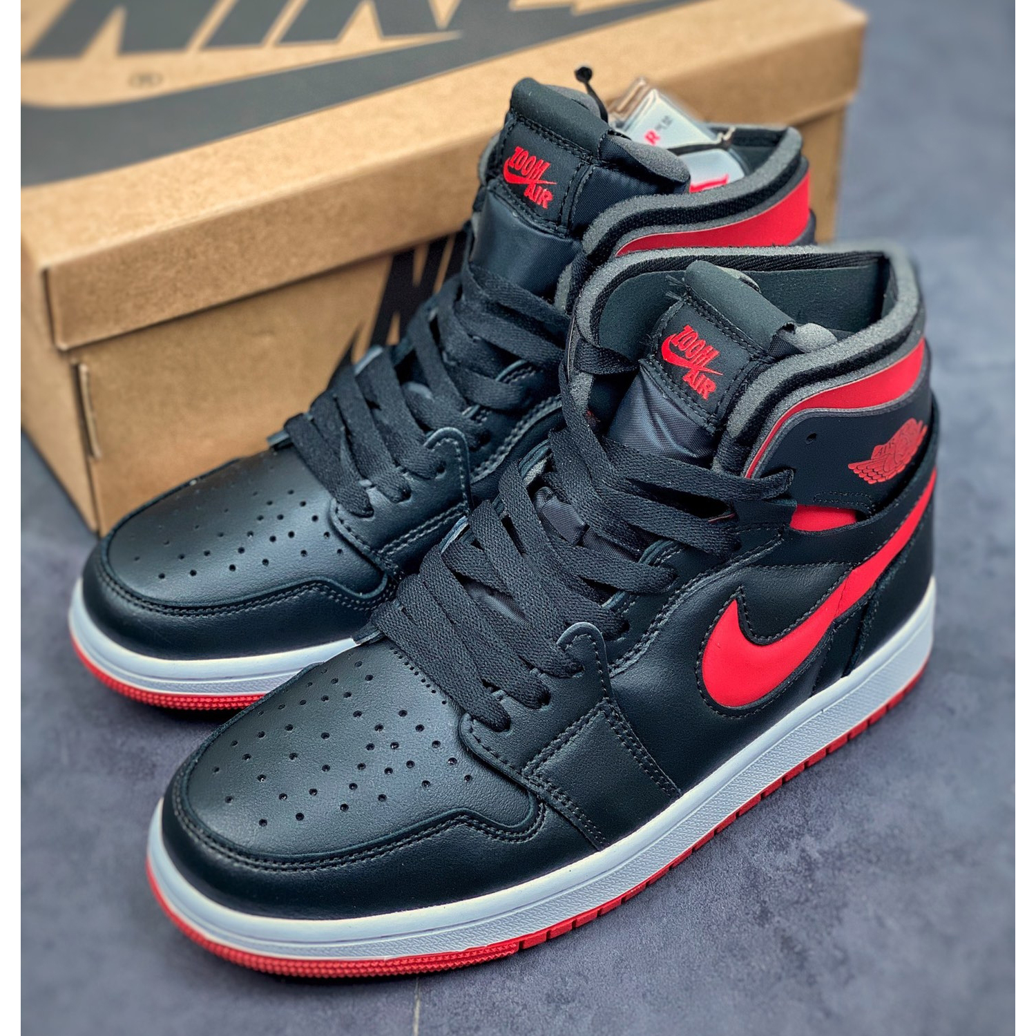 Nike Air Jordan 1 Zoom Air Cmft ''Bred'' Sneaker  CT0979-006 - 