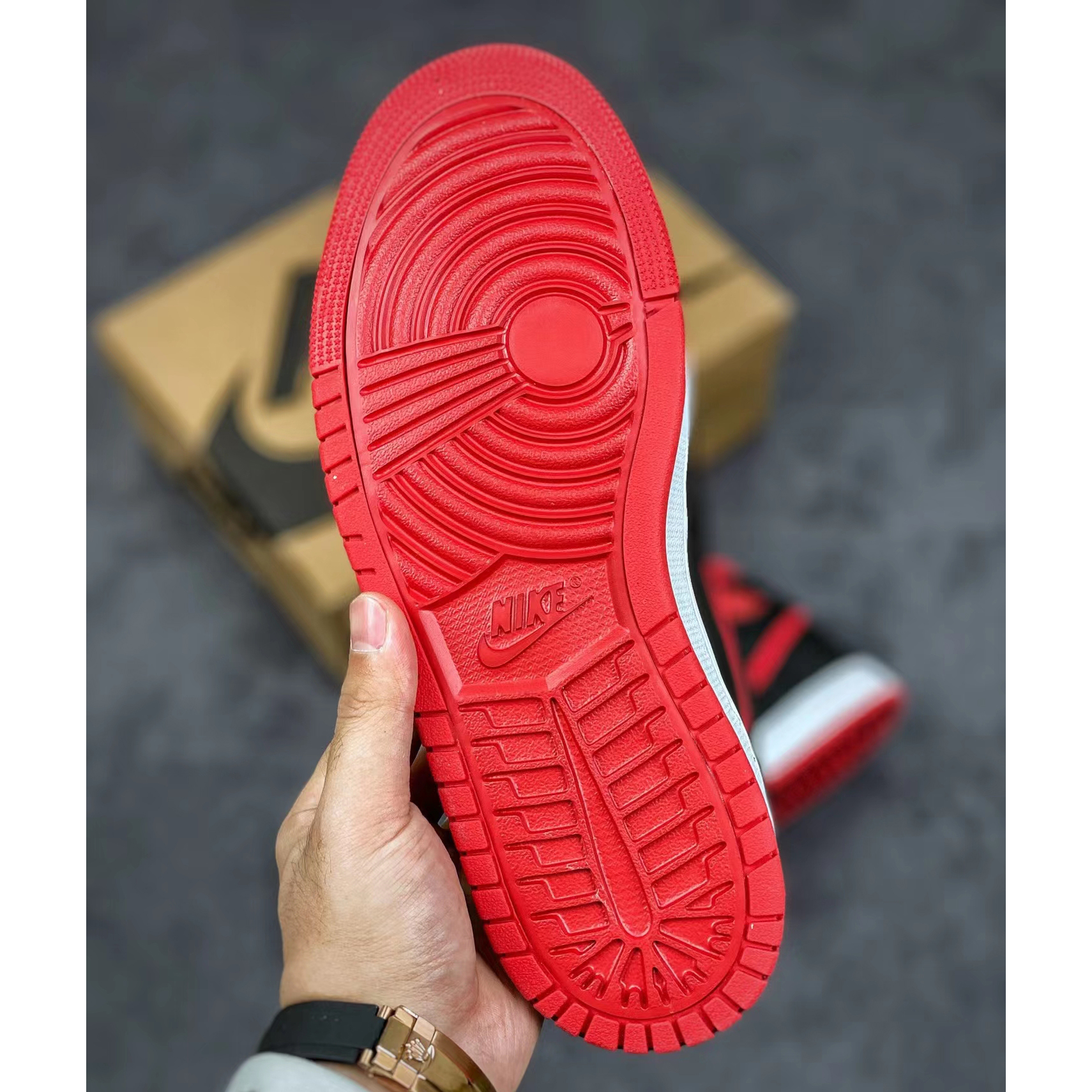 Nike Air Jordan 1 Zoom Air Cmft ''Bred'' Sneaker  CT0979-006 - 