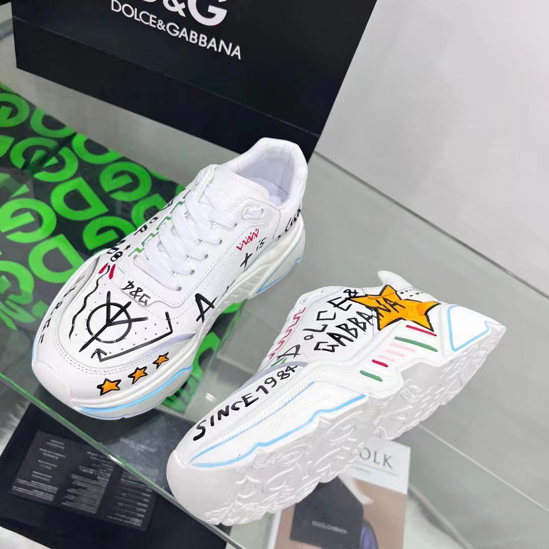 Dolce & Gabbana Calfskin Nappa Daymaster Sneakers - PerfectKickZ