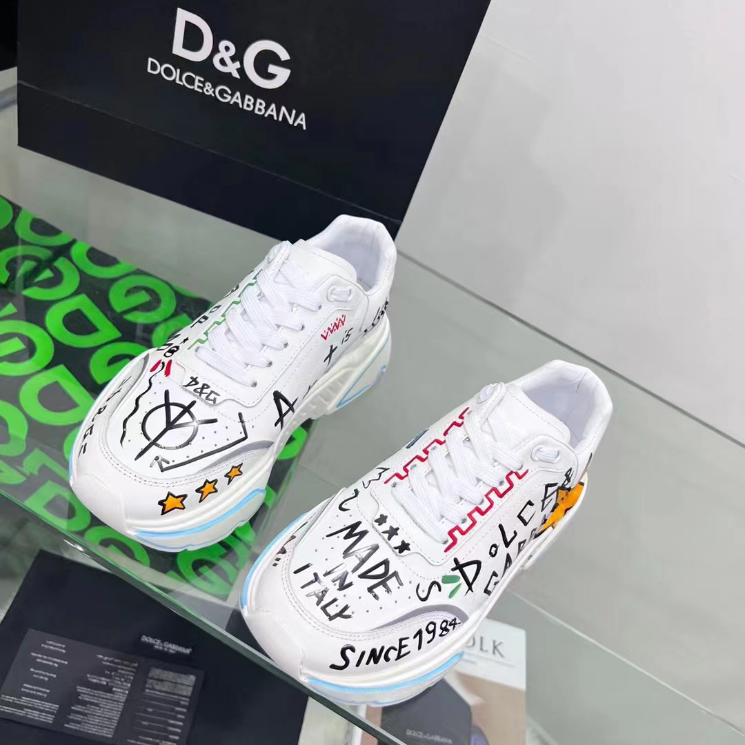 Dolce & Gabbana Calfskin Nappa Daymaster Sneakers - PerfectKickZ