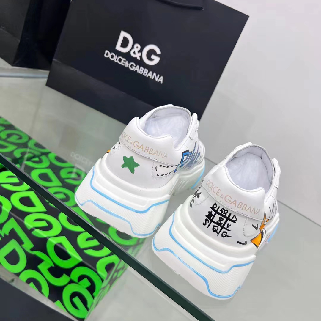 Dolce & Gabbana Calfskin Nappa Daymaster Sneakers - PerfectKickZ