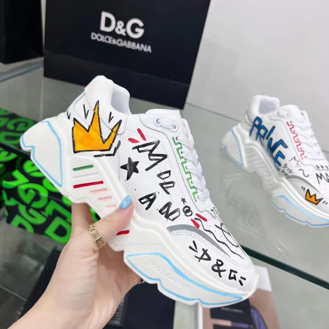 Dolce & Gabbana Calfskin Nappa Daymaster Sneakers - PerfectKickZ