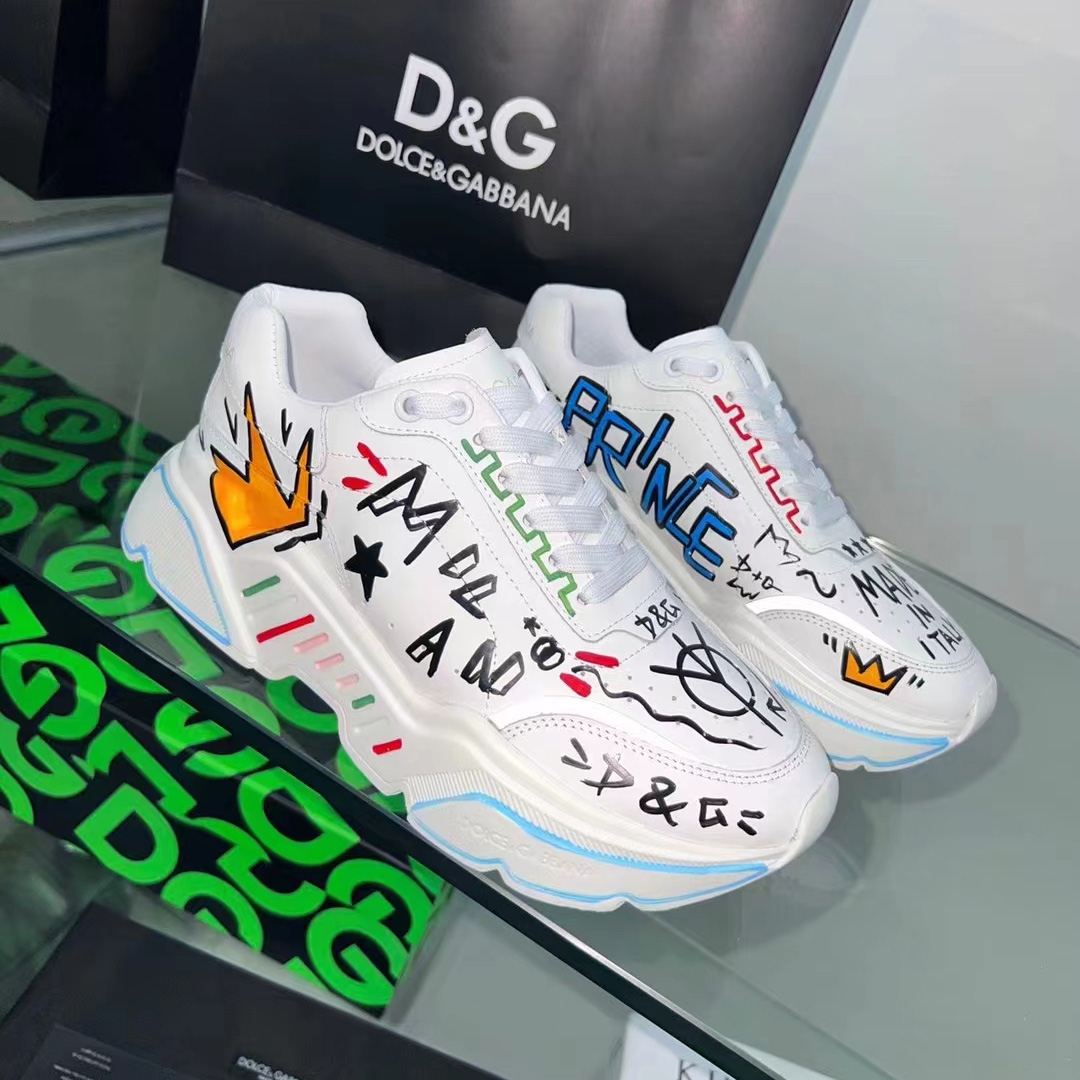 Dolce & Gabbana Calfskin Nappa Daymaster Sneakers - PerfectKickZ